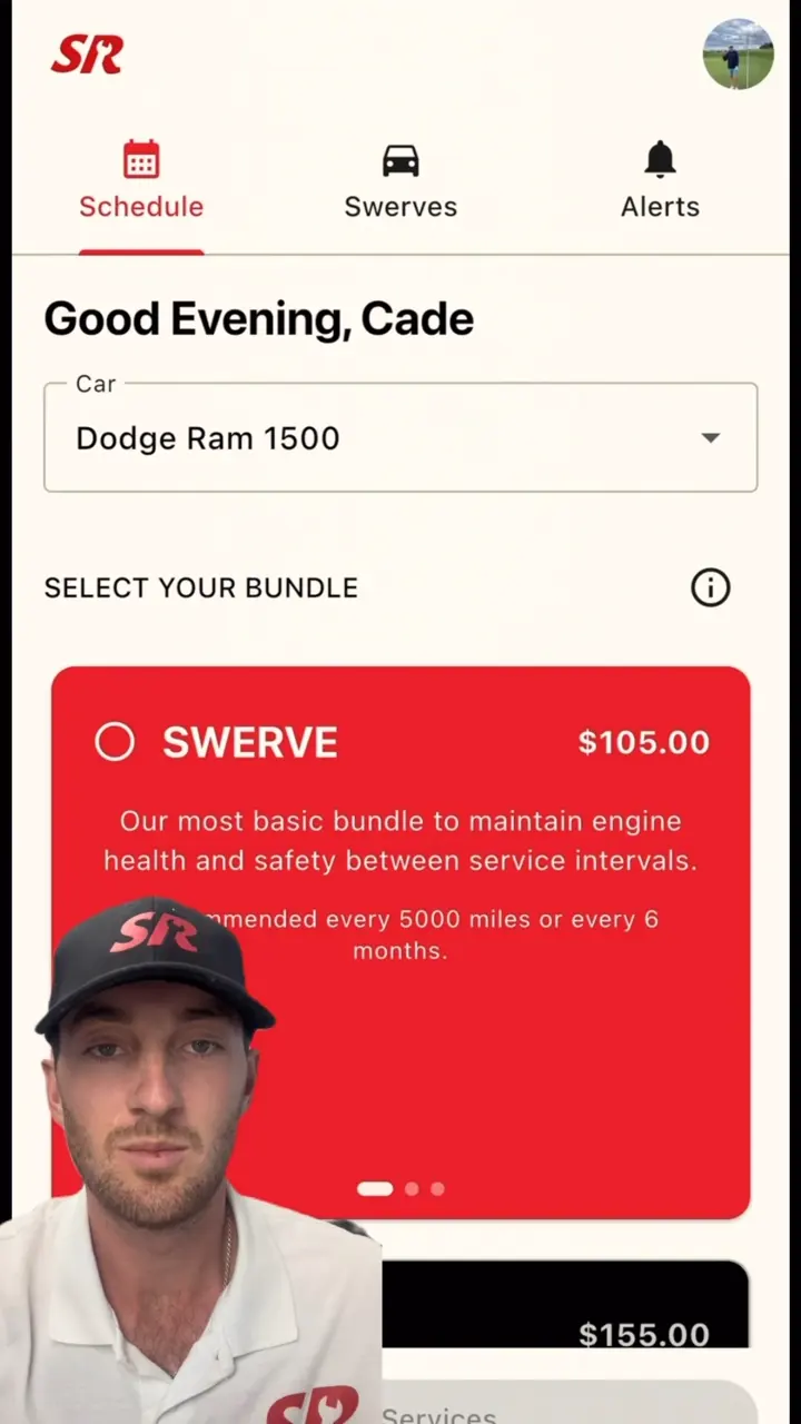 Preview of the Swerve Repair app walkthrough